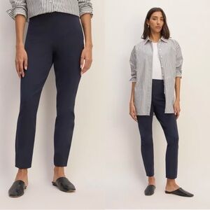 NWT EVERLANE The Bi-Stretch Work Pant Navy Sz 12